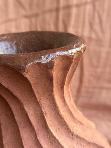 Red Spiral Vessel