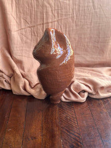 Red Terracotta Spiral Sculpture