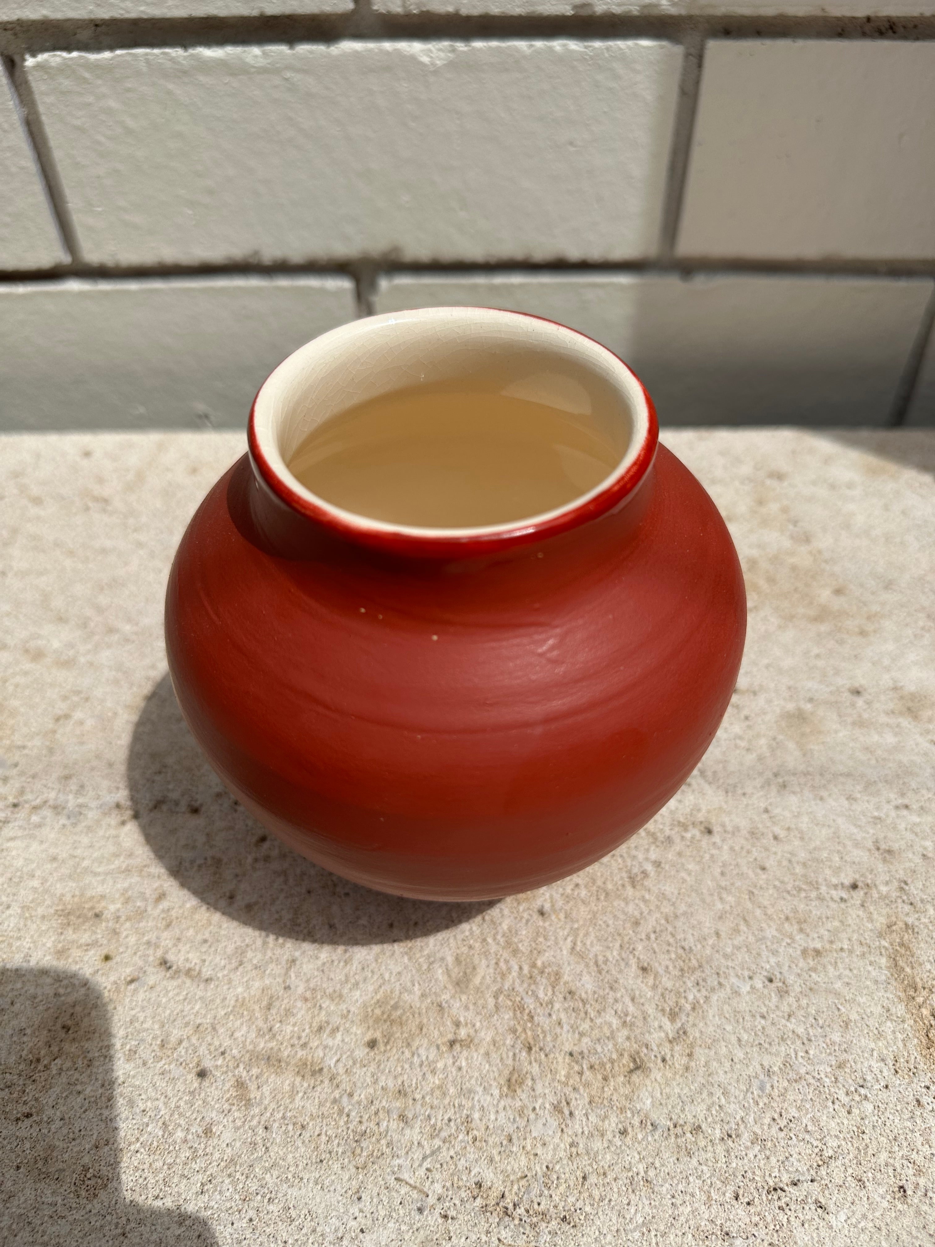 Stoneware Rust Vessel