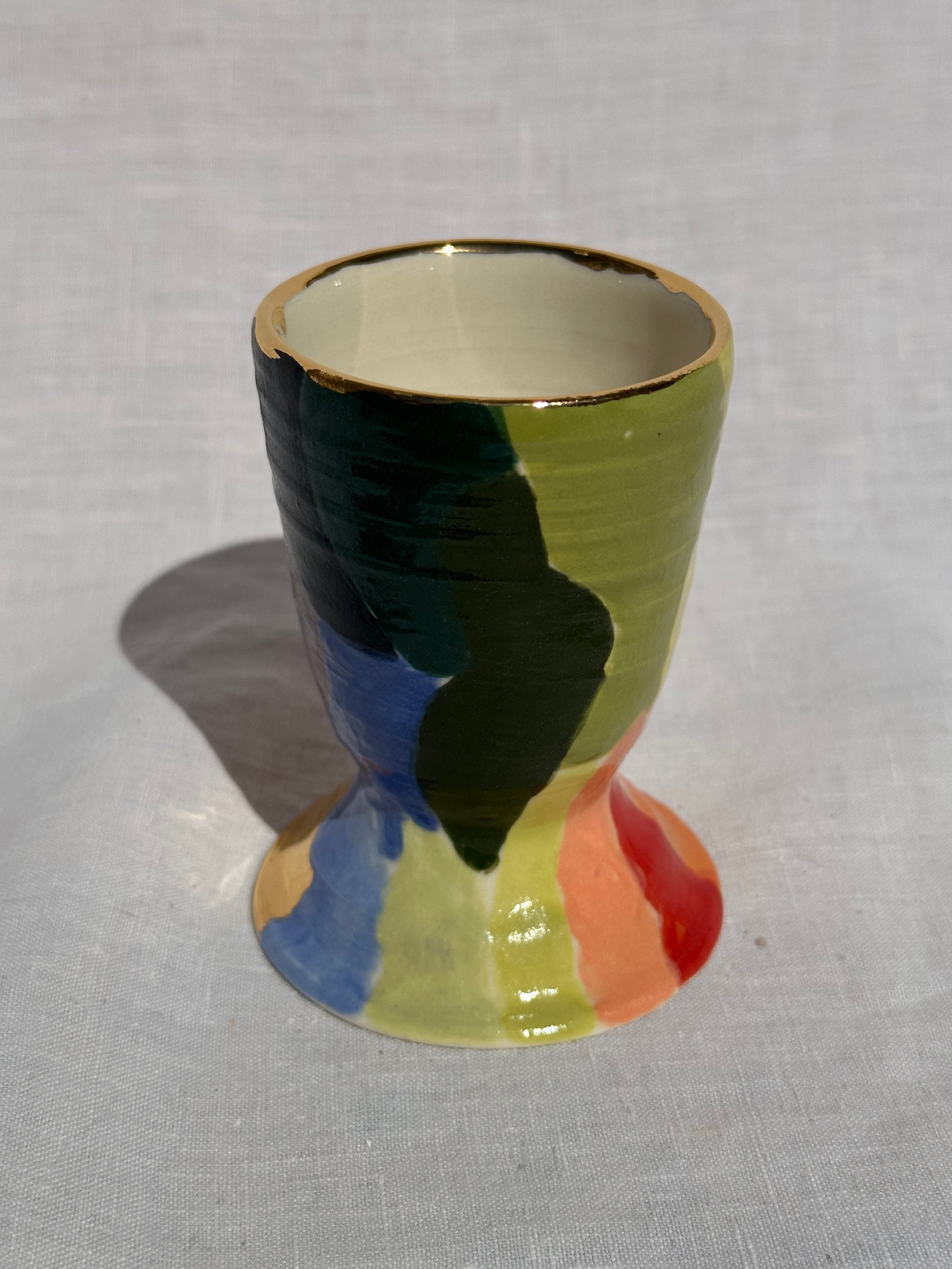 Rainbow bud vase