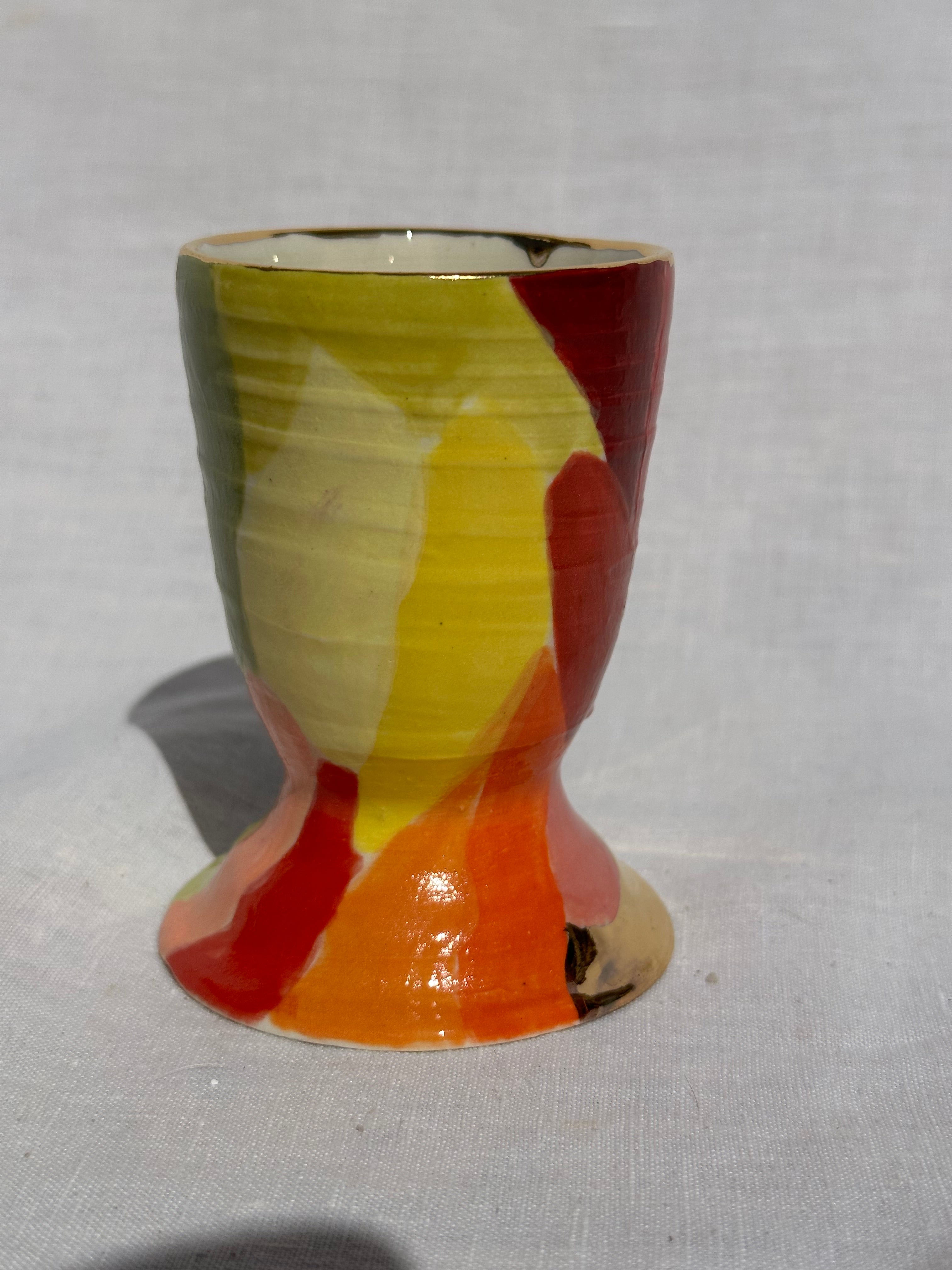 Rainbow bud vase