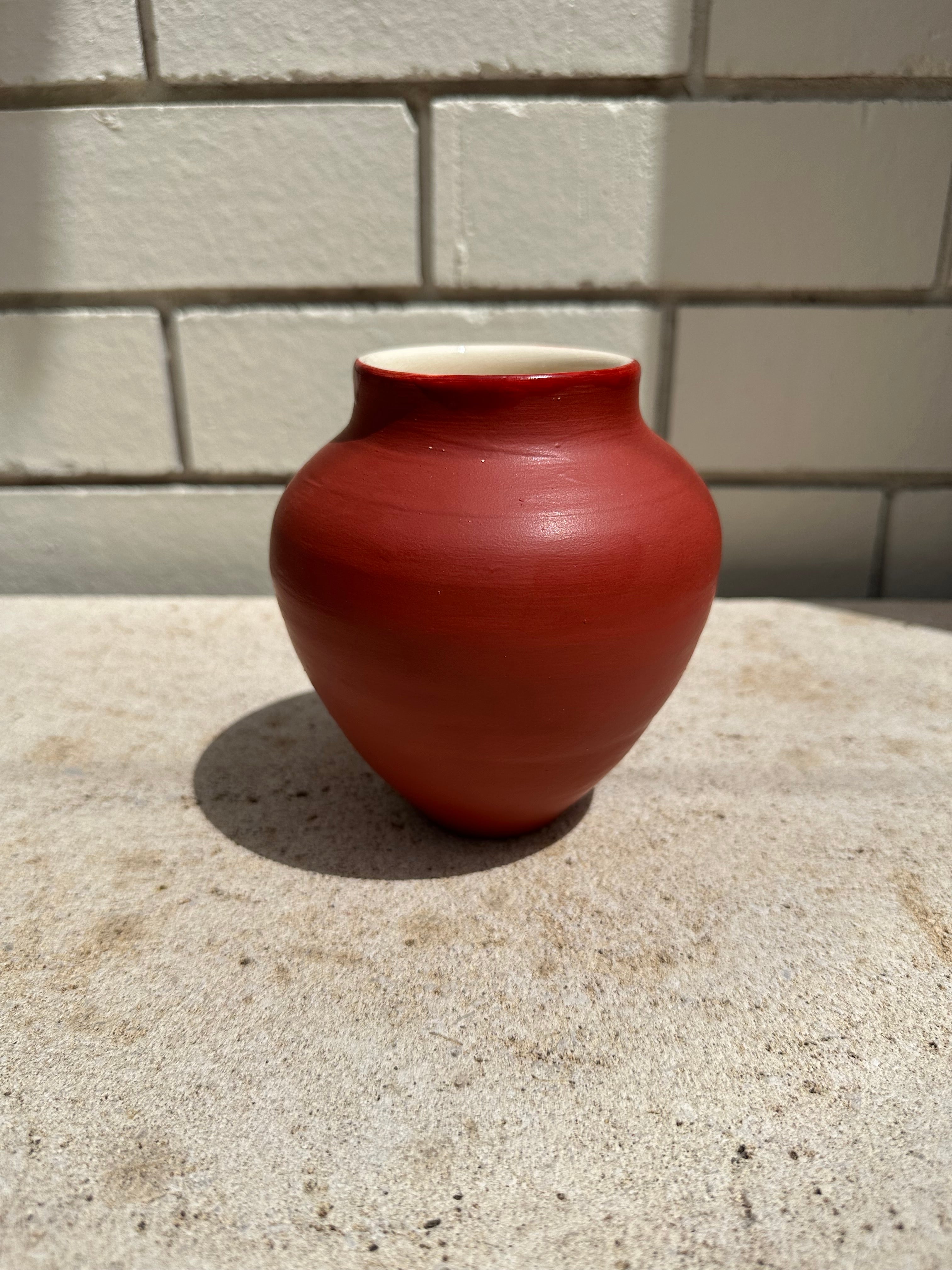 Stoneware Rust Vessel