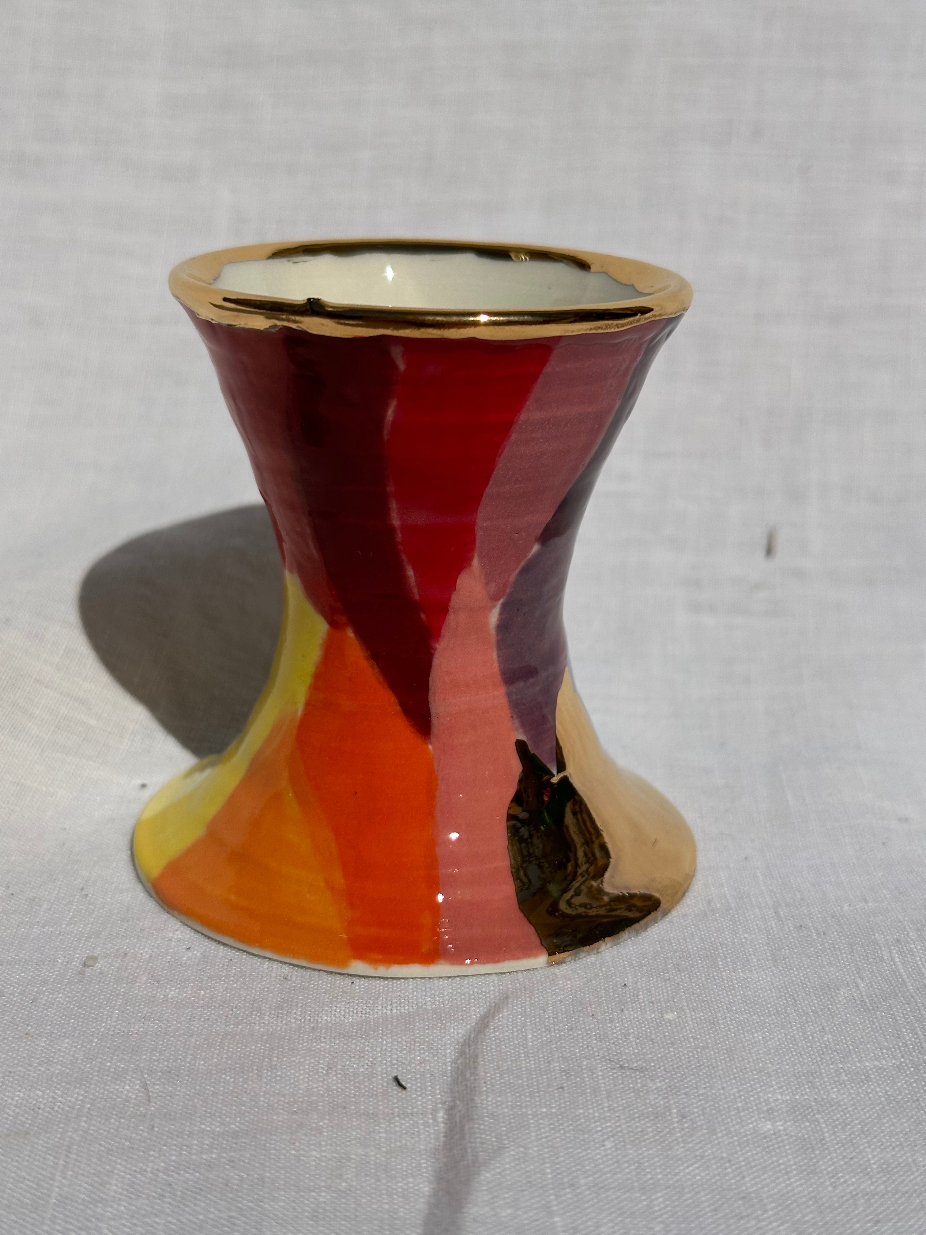 Abundance Bud Vase (With Gold)