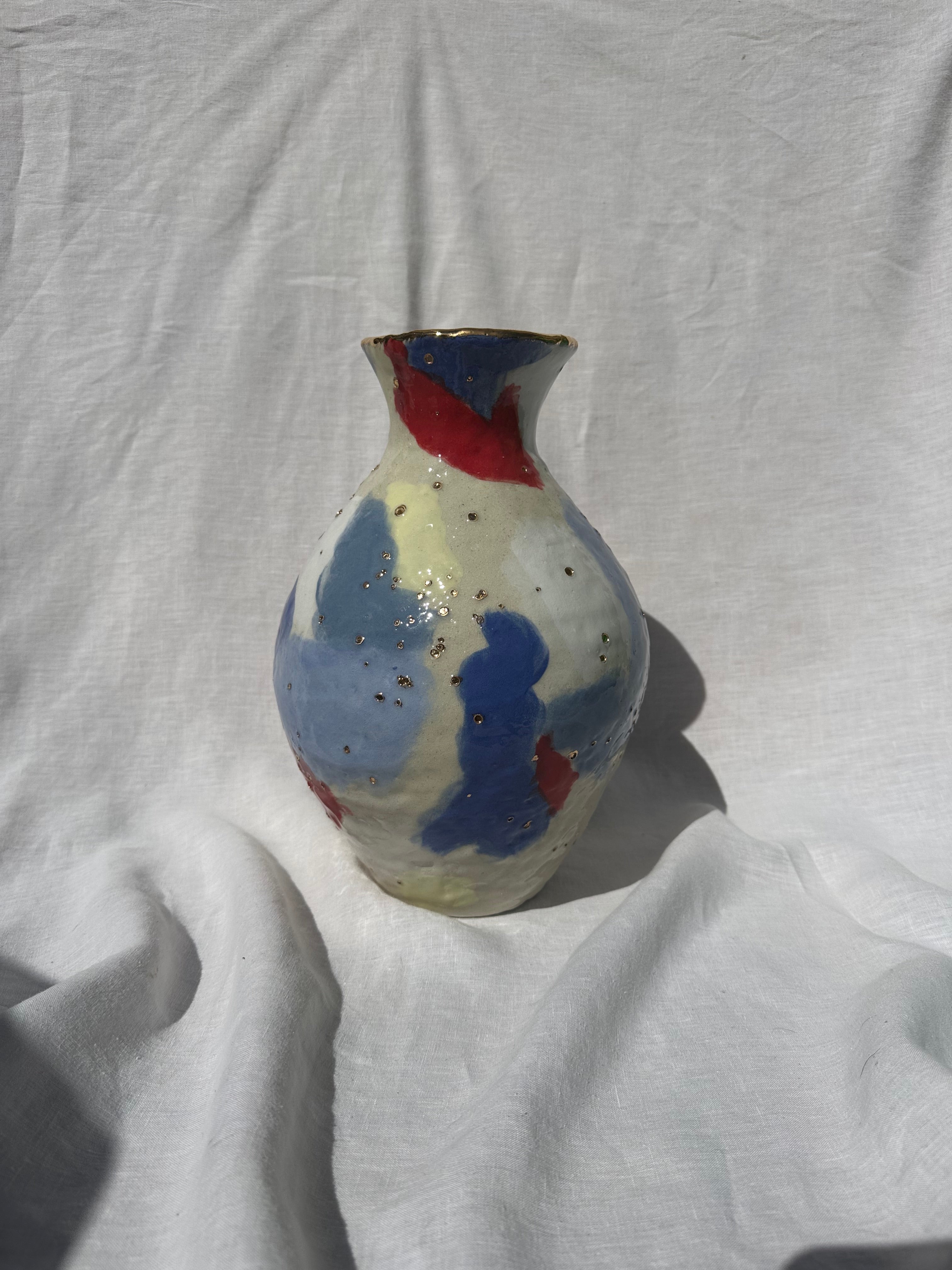 Red and Blue Vessel (Large)