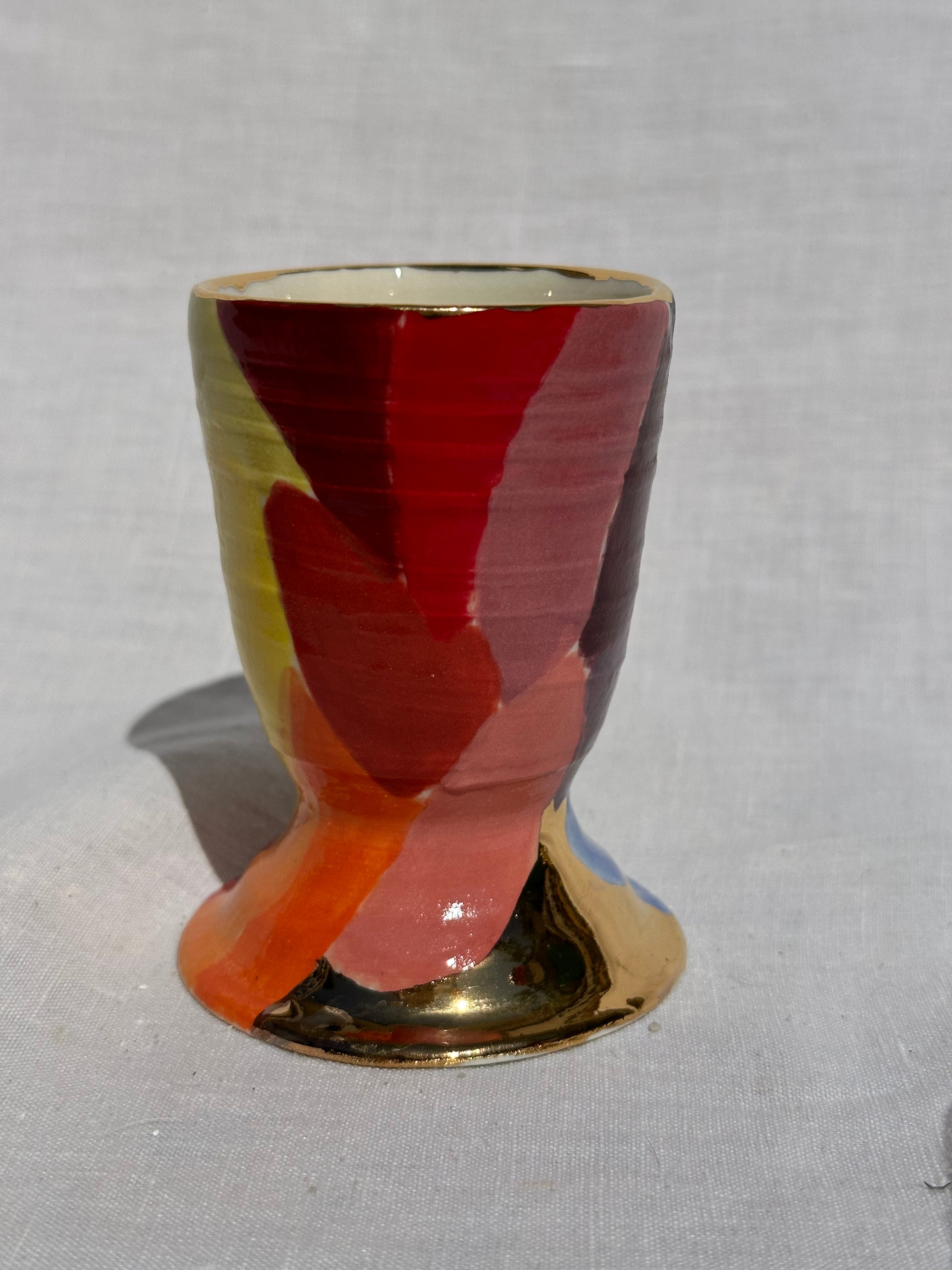 Rainbow bud vase
