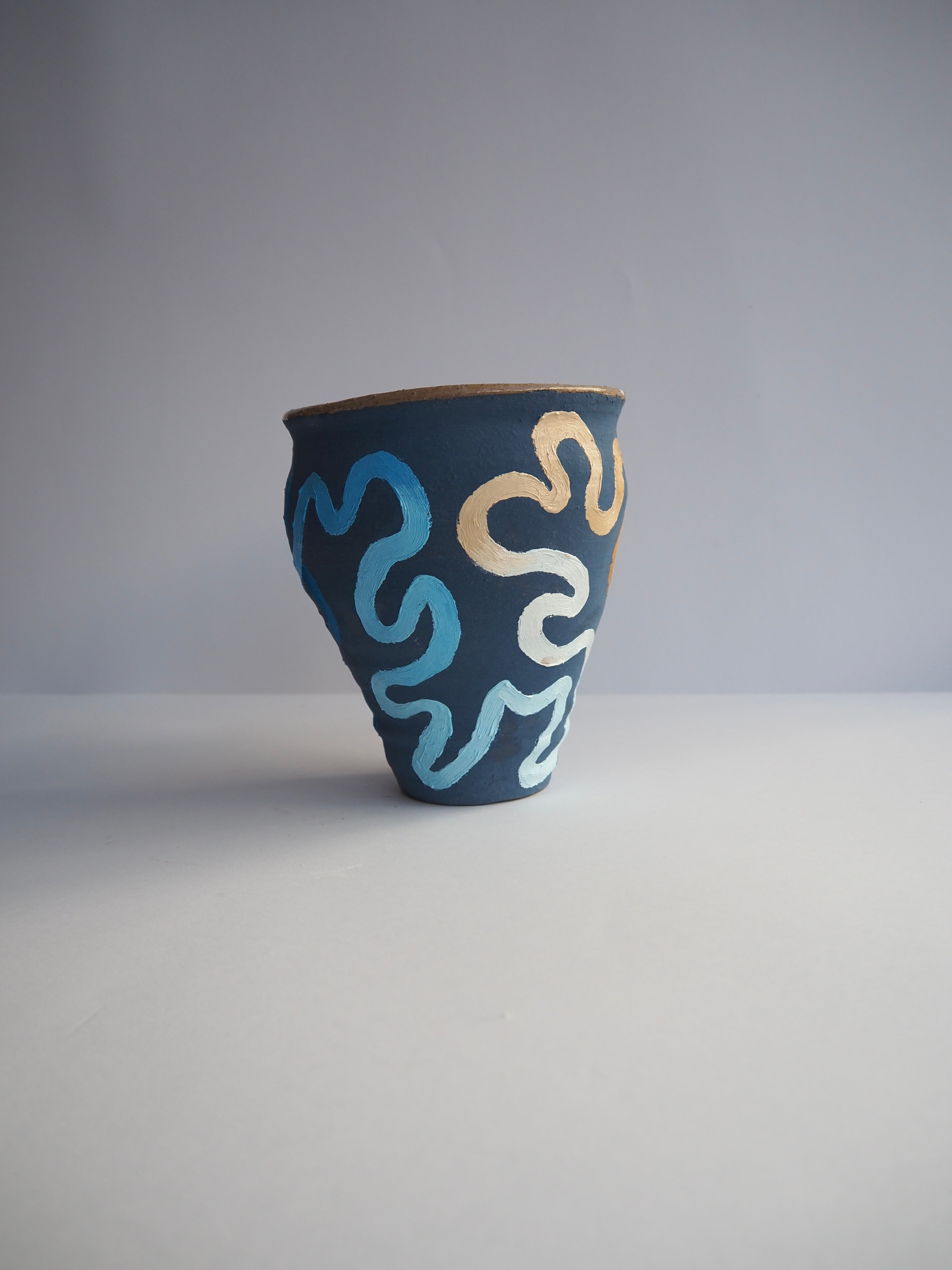 Journey Vase - Dark Blue (Small)