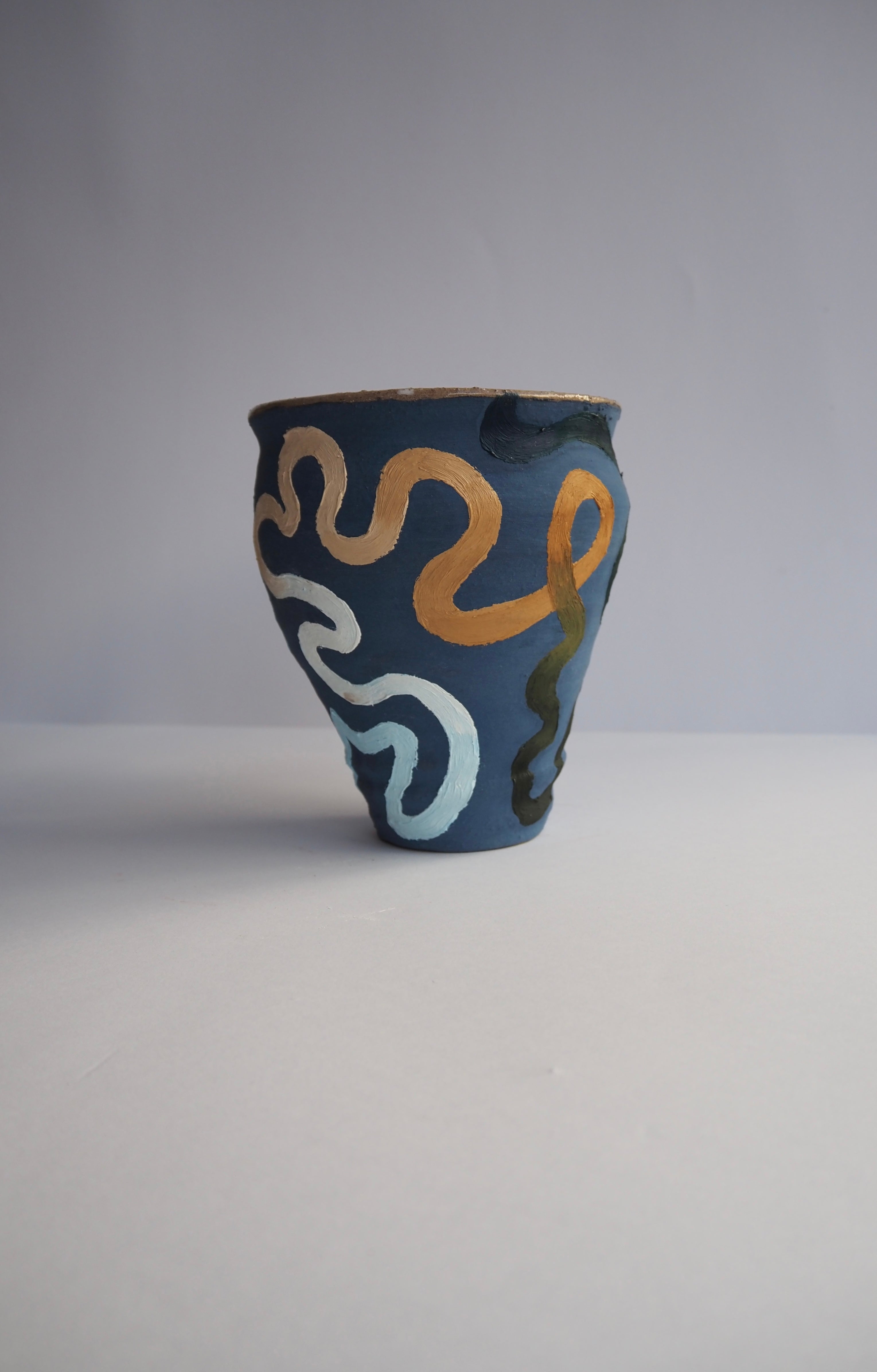 Journey Vase - Dark Blue (Small)