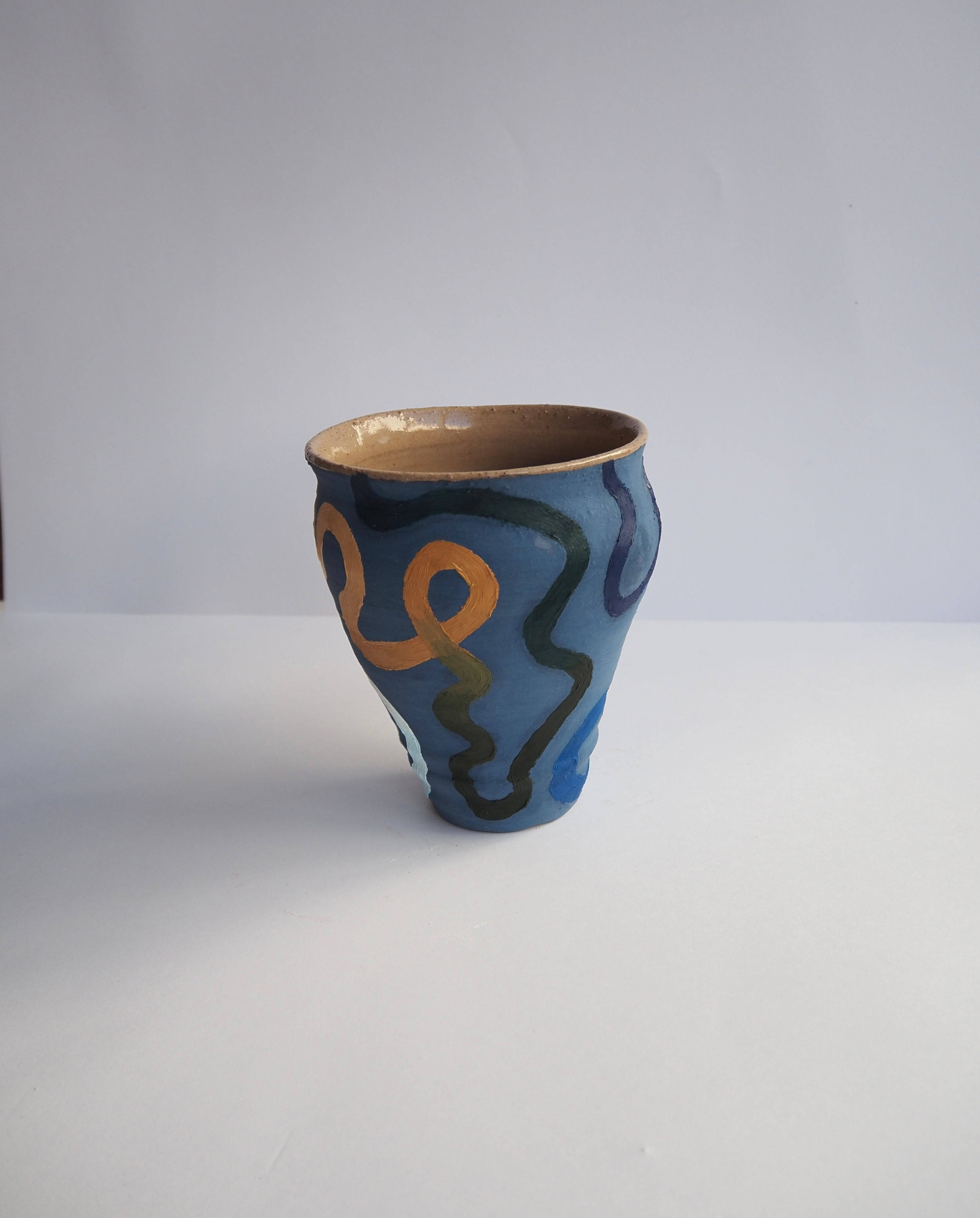 Journey Vase - Dark Blue (Small)