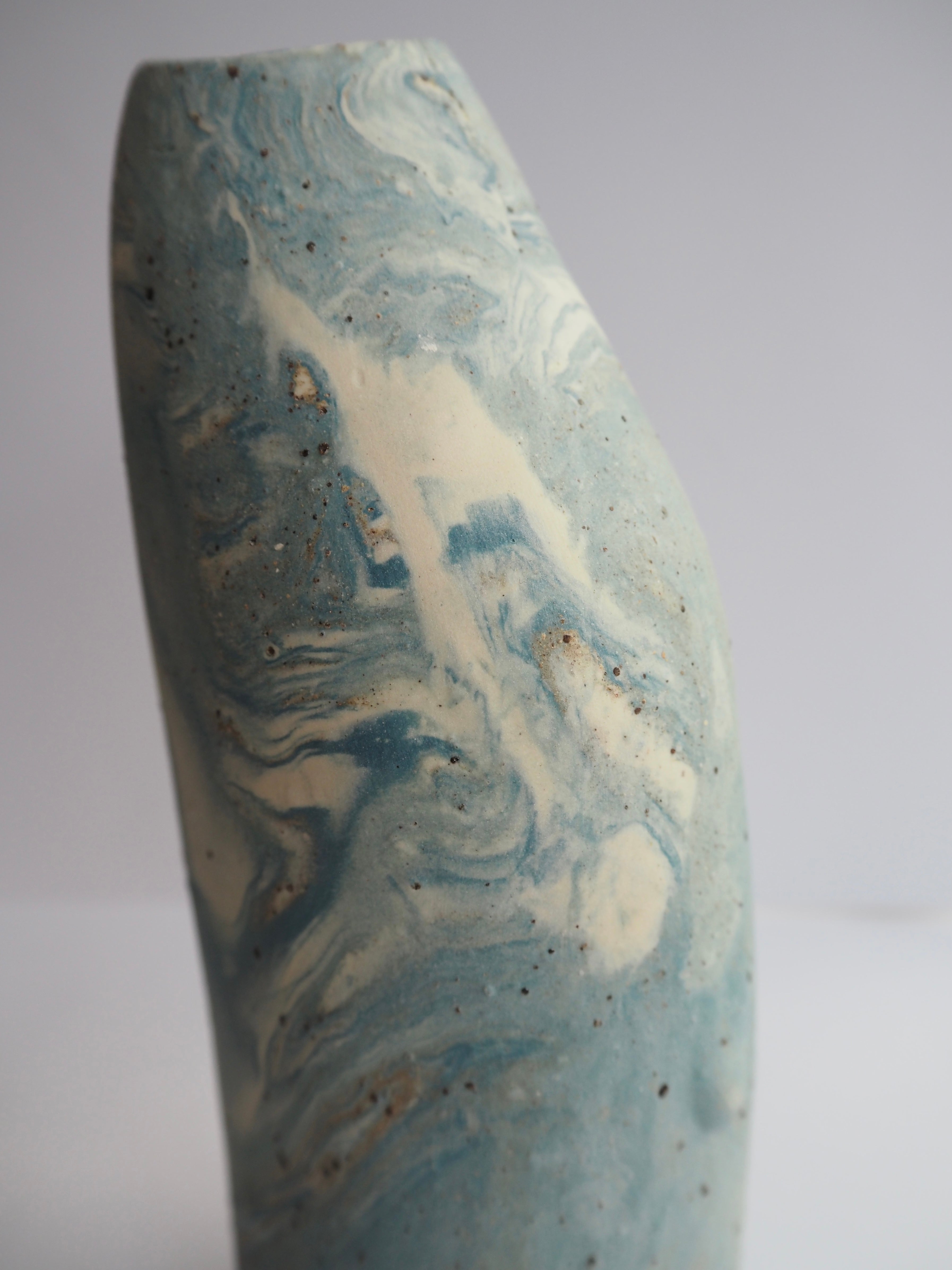 Blue Marble Vase
