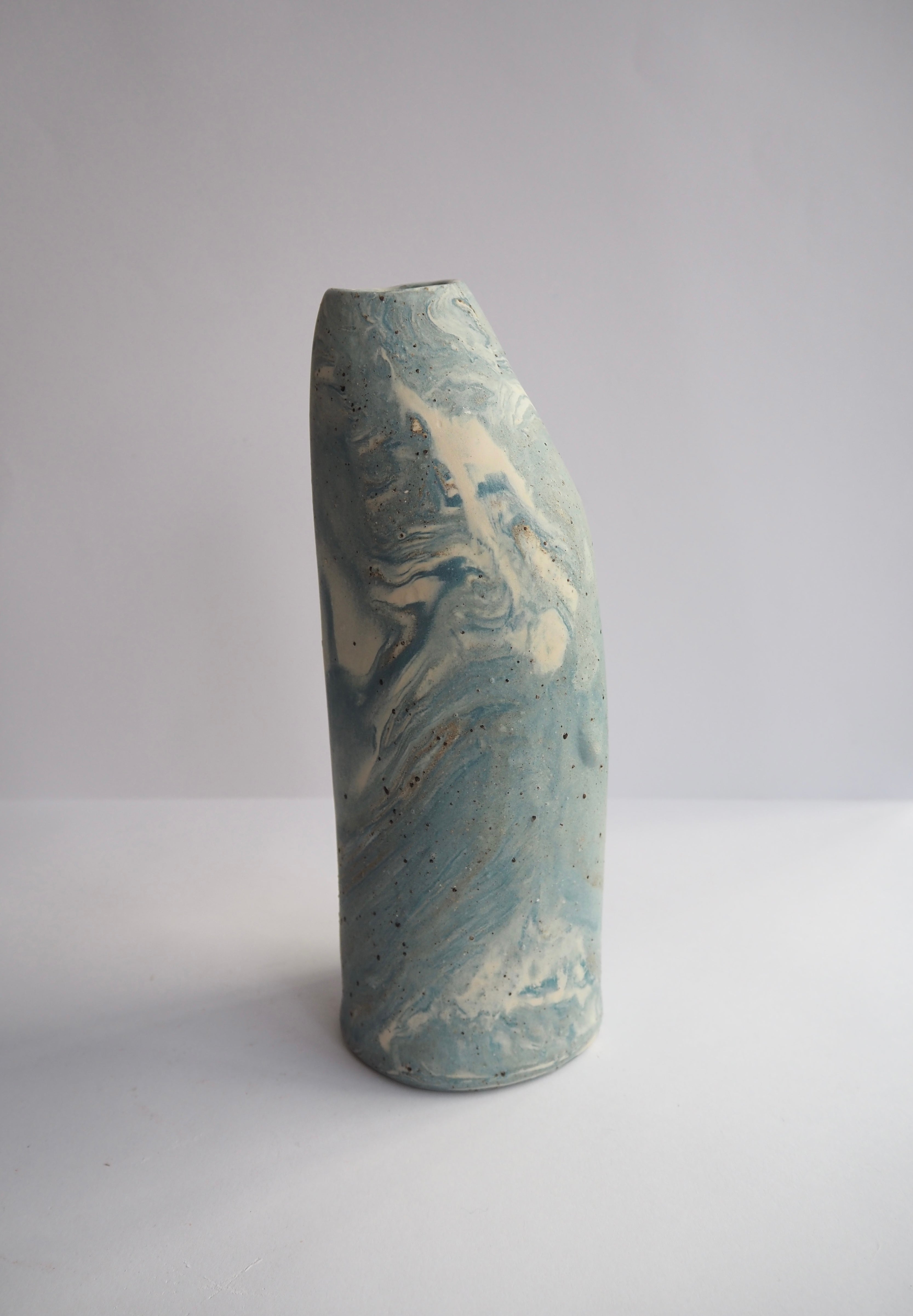 Blue Marble Vase