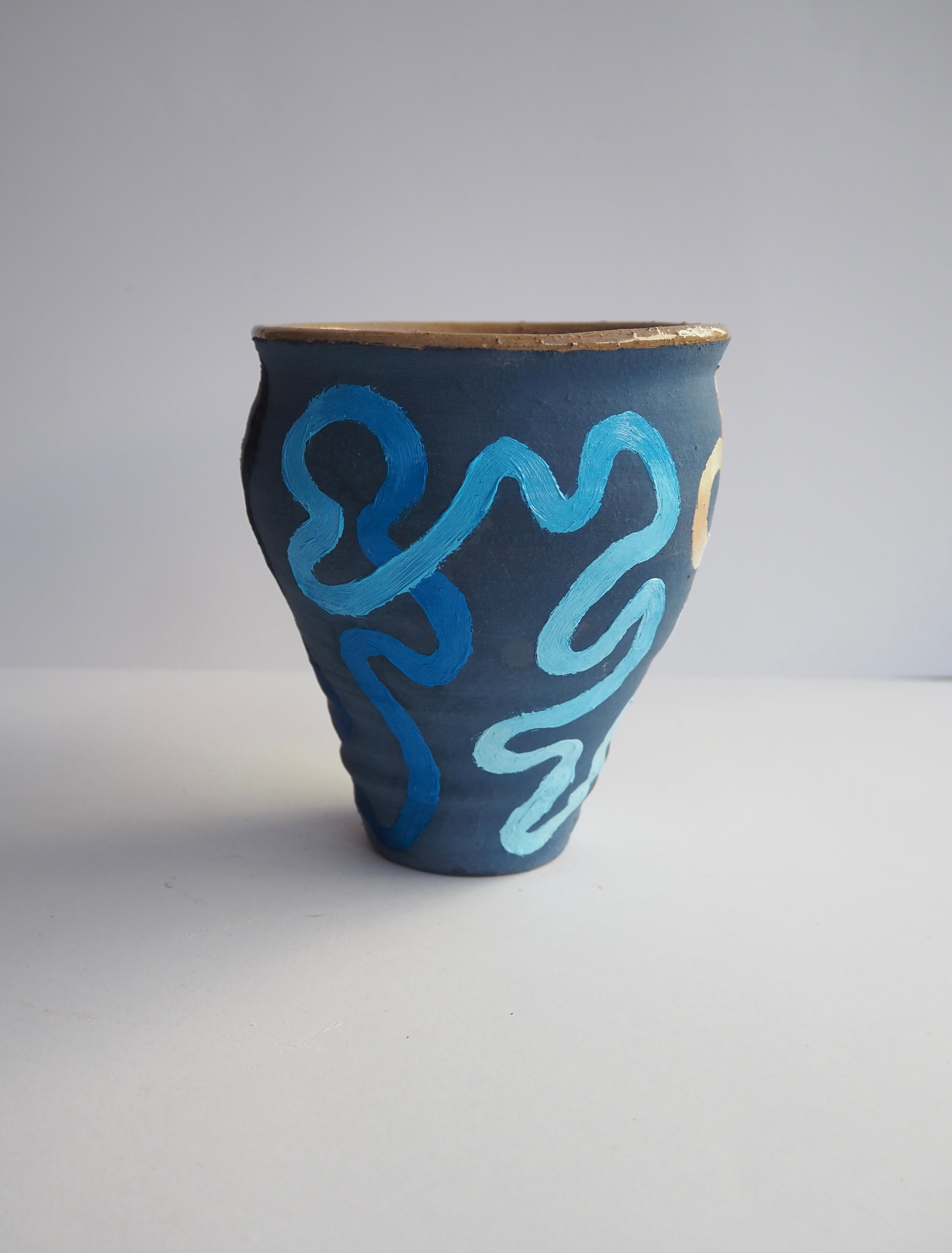 Journey Vase - Dark Blue (Small)