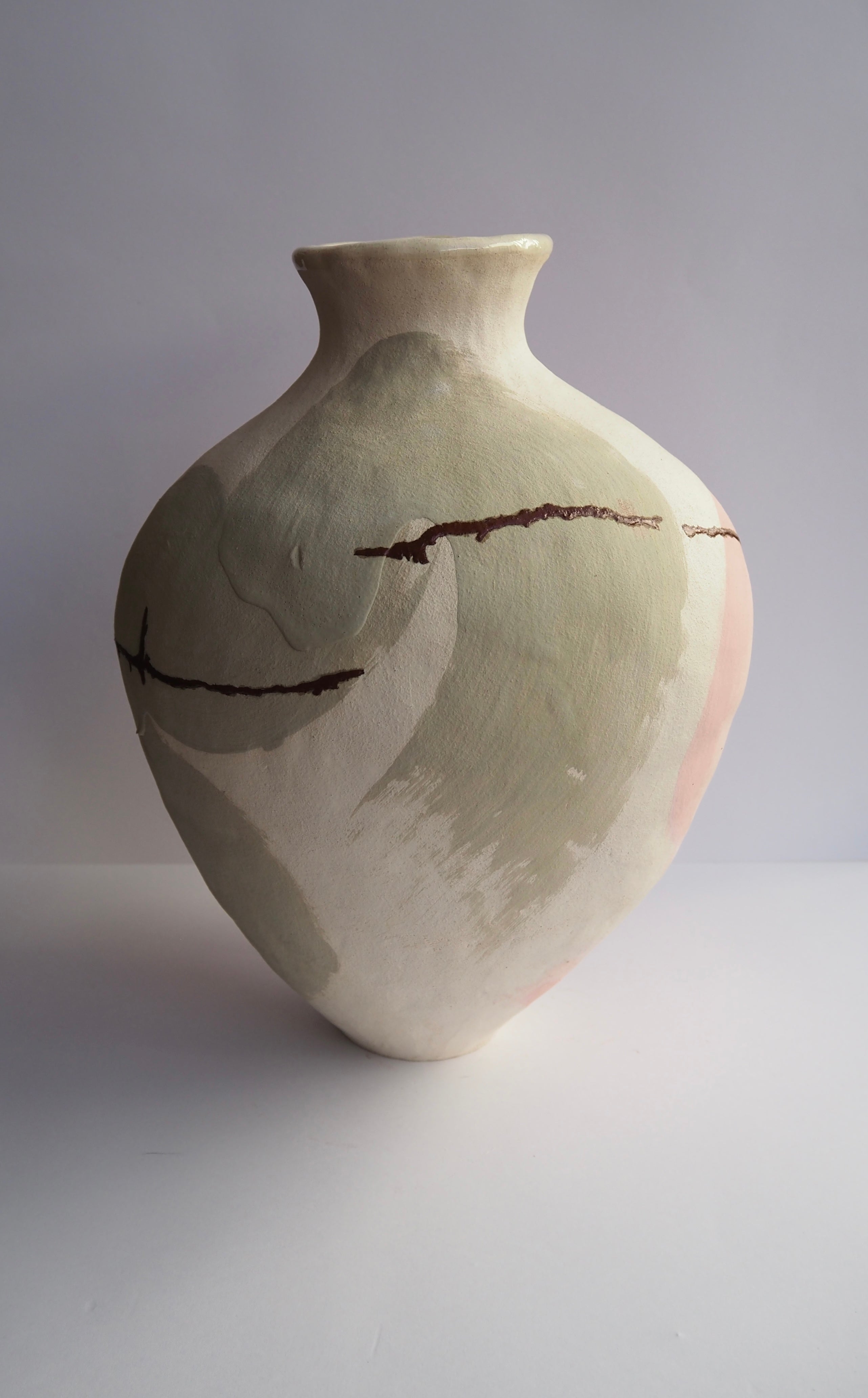 Journey Vase - Raku (Large)