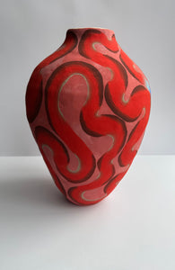 Journey Vase - Red and Pink (Large)