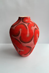 Journey Vase - Red and Pink (Large)
