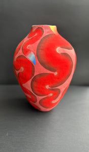 Journey Vase - Red and Pink (Large)