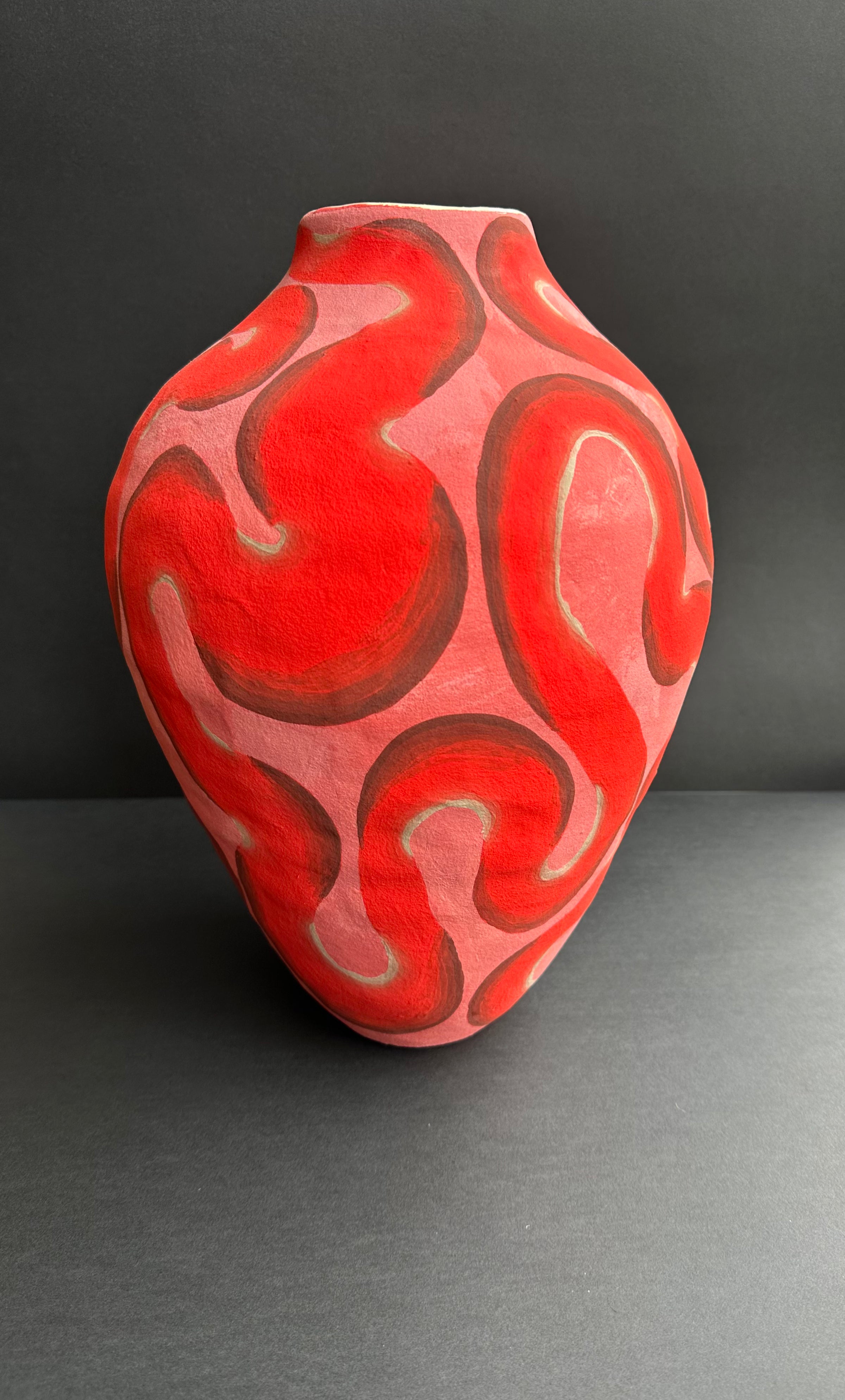 Journey Vase - Red and Pink (Large)