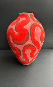 Journey Vase - Red and Pink (Large)