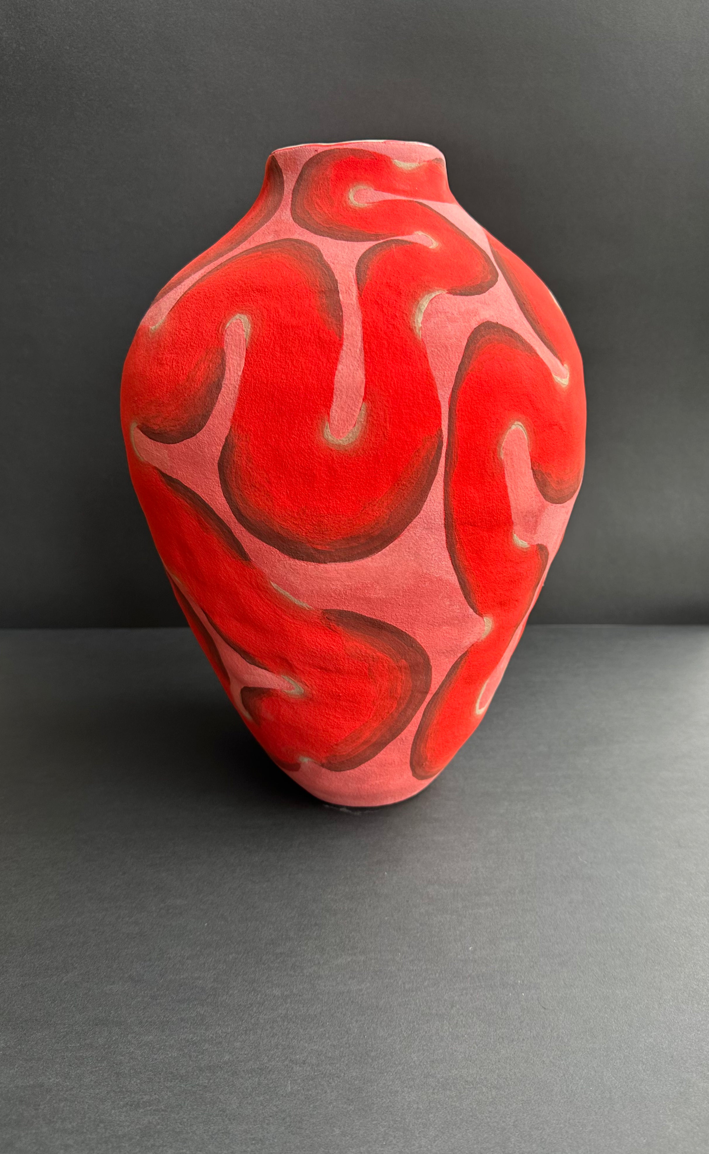 Journey Vase - Red and Pink (Large)