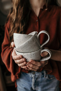 White Curve Mug