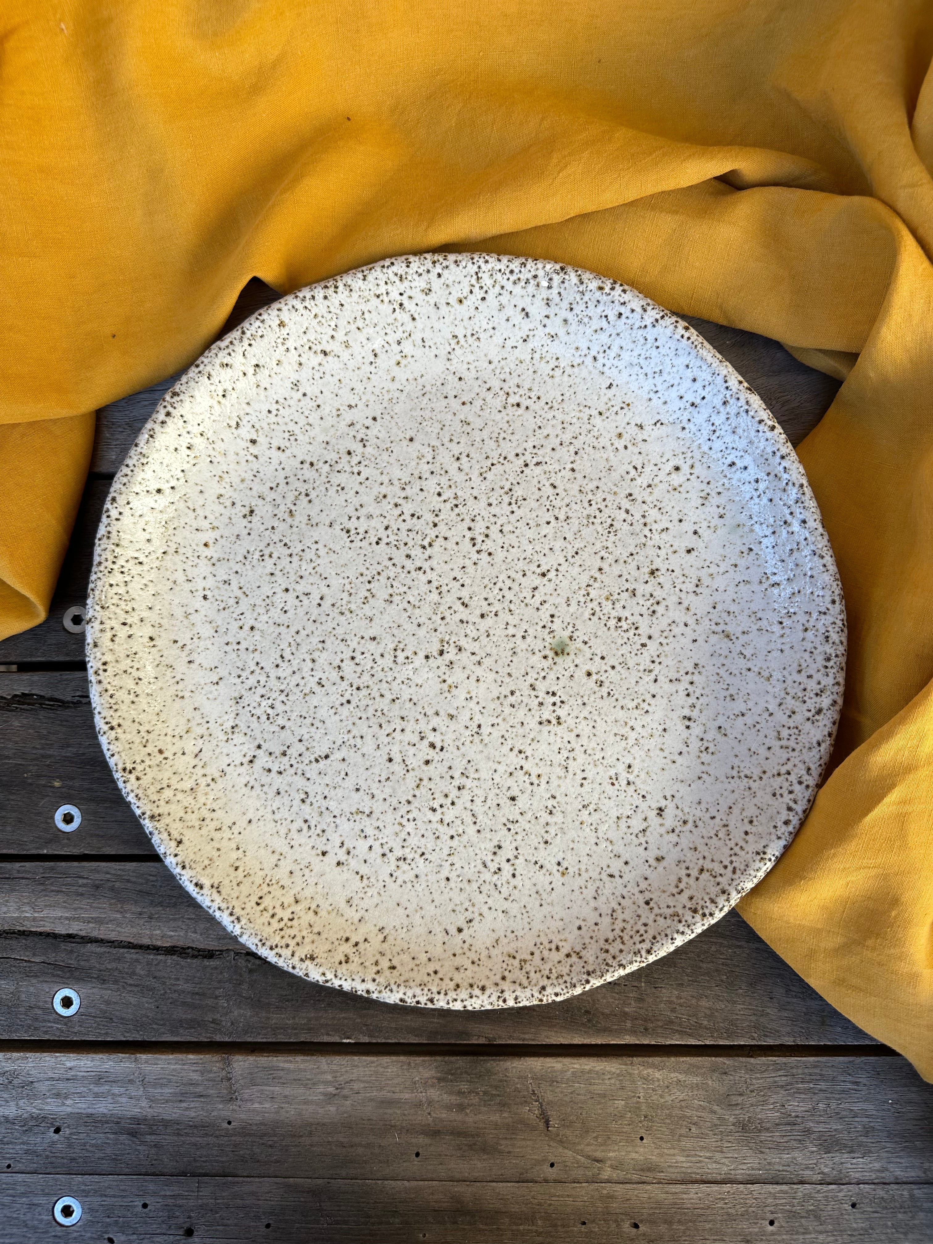 Large round platter