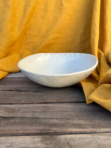 Large raku bowl