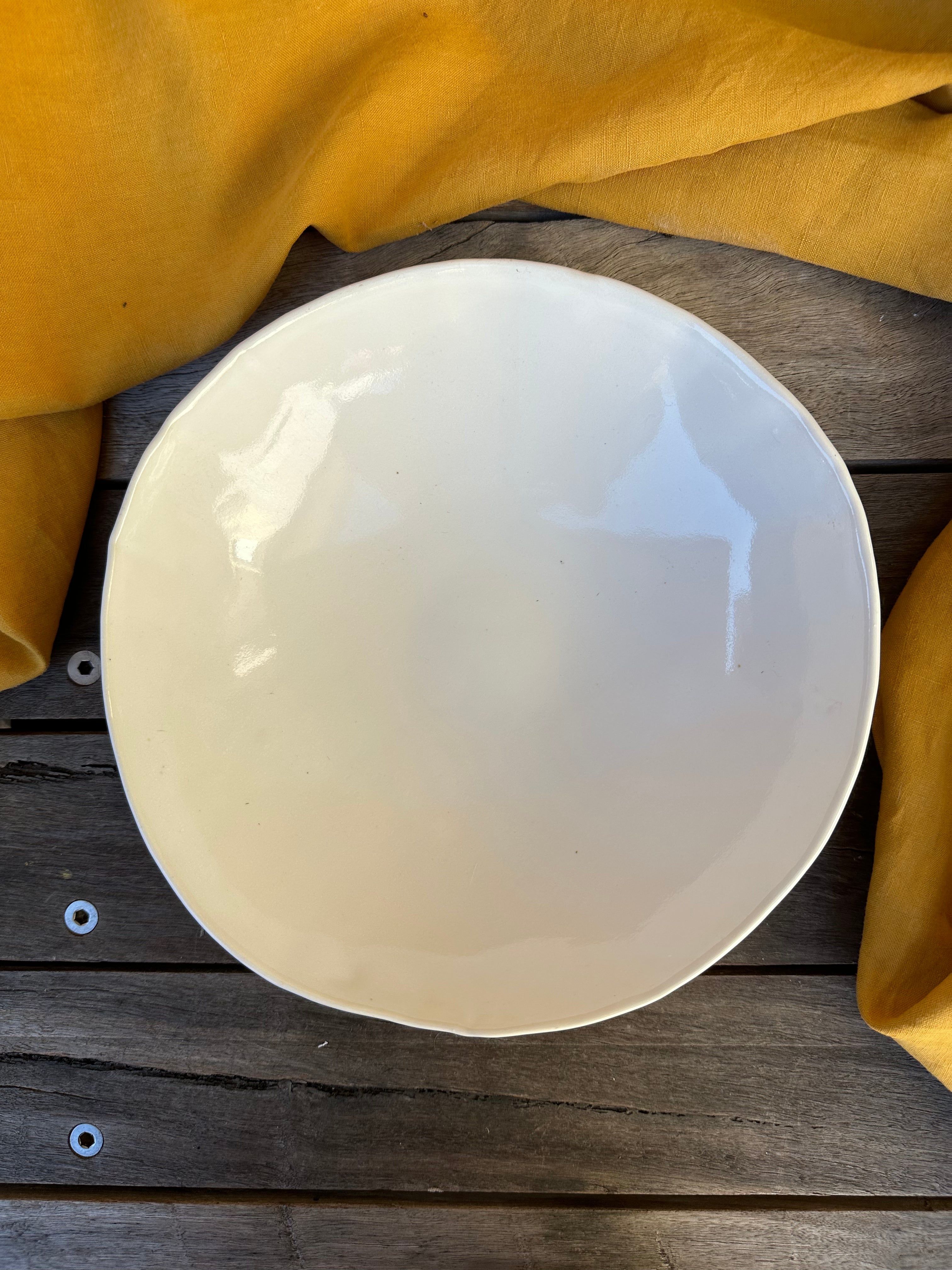 Large daily bowl - white gloss