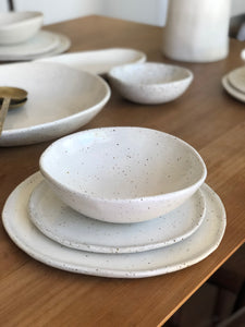 Dinner Set - Light Speckle